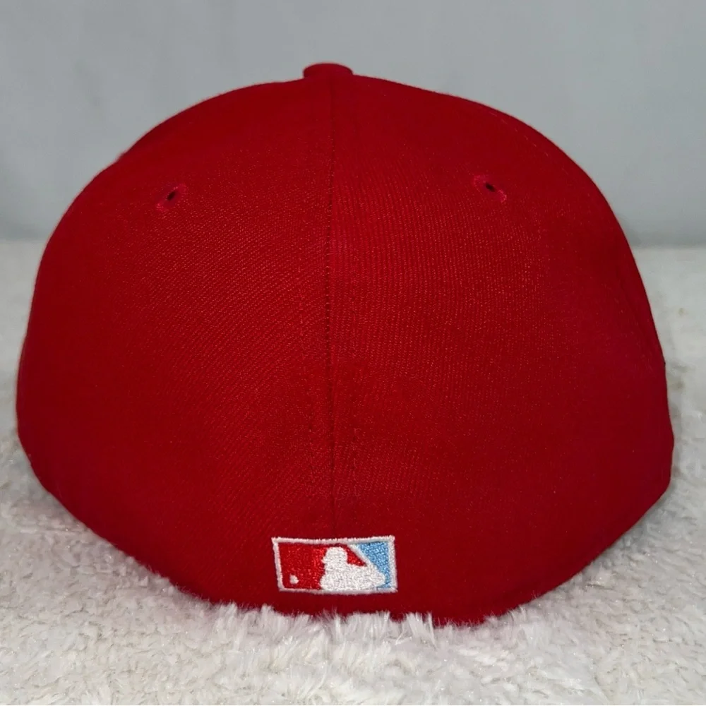 New Era 59Fifty Red Icy AZ Diamondbacks 10th Anniversary Side Patch Fitted Hat
